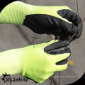 SRSAFETY 13 Gauge gestrickte Nylon &amp; Spandex beschichtete schwarze High-Tech-Schaum Nitril-Handschuhe